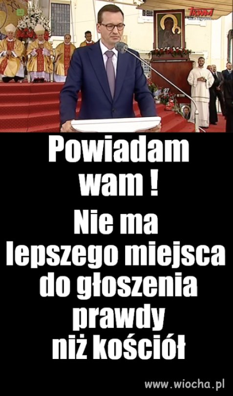 Pinokio w kościele jak ryba w wodzie