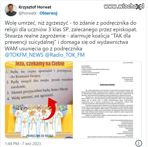 Niebezpieczna indoktrynacja