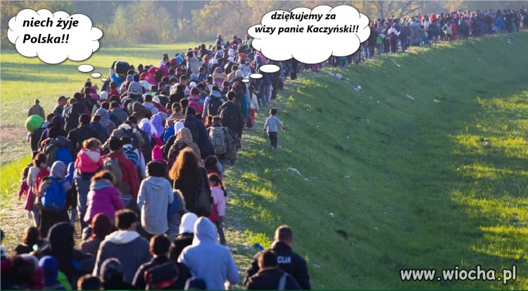 Szczęśliwi i wdzięczni imigranci