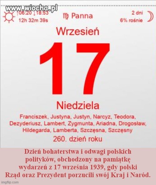 Kartka z kalendarza