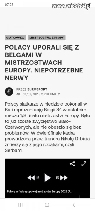 I to jest poziom