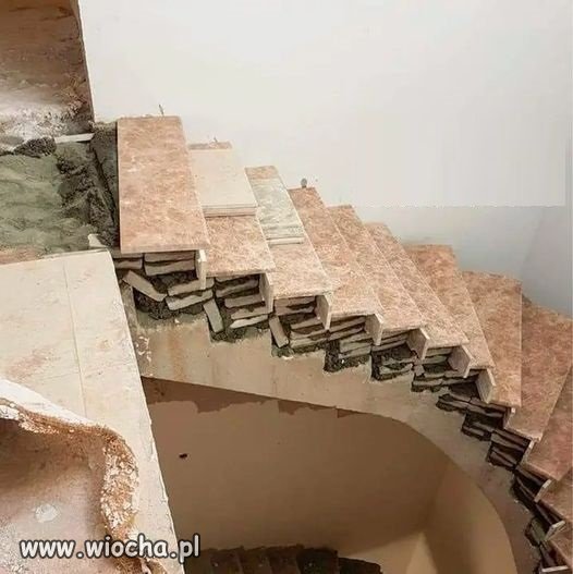 Lekka korekta schodów
