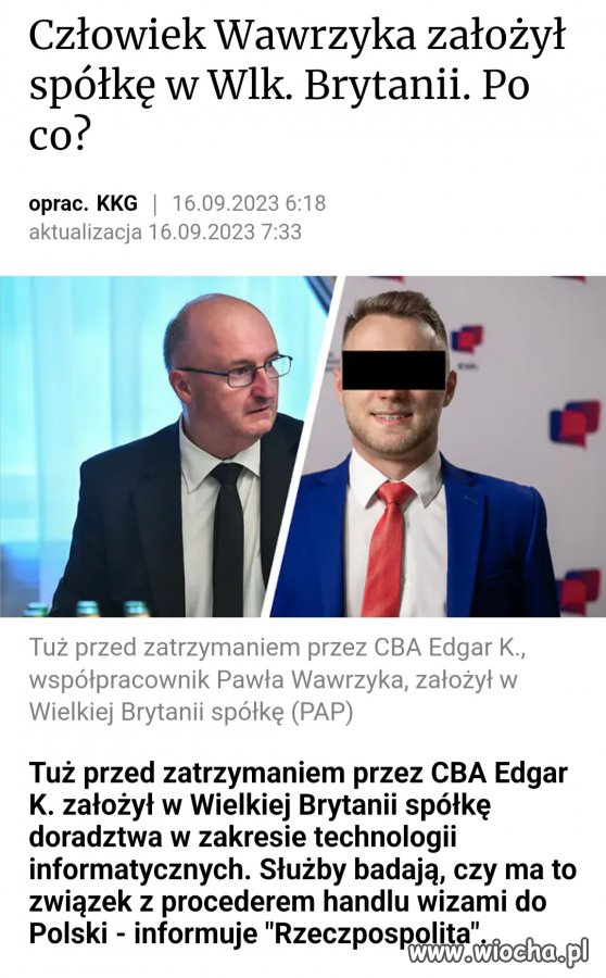 PiS = zorganizowana grupa przestępcza