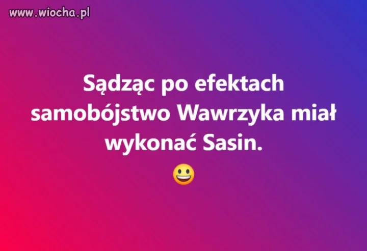 To jedyne wytłumaczenie