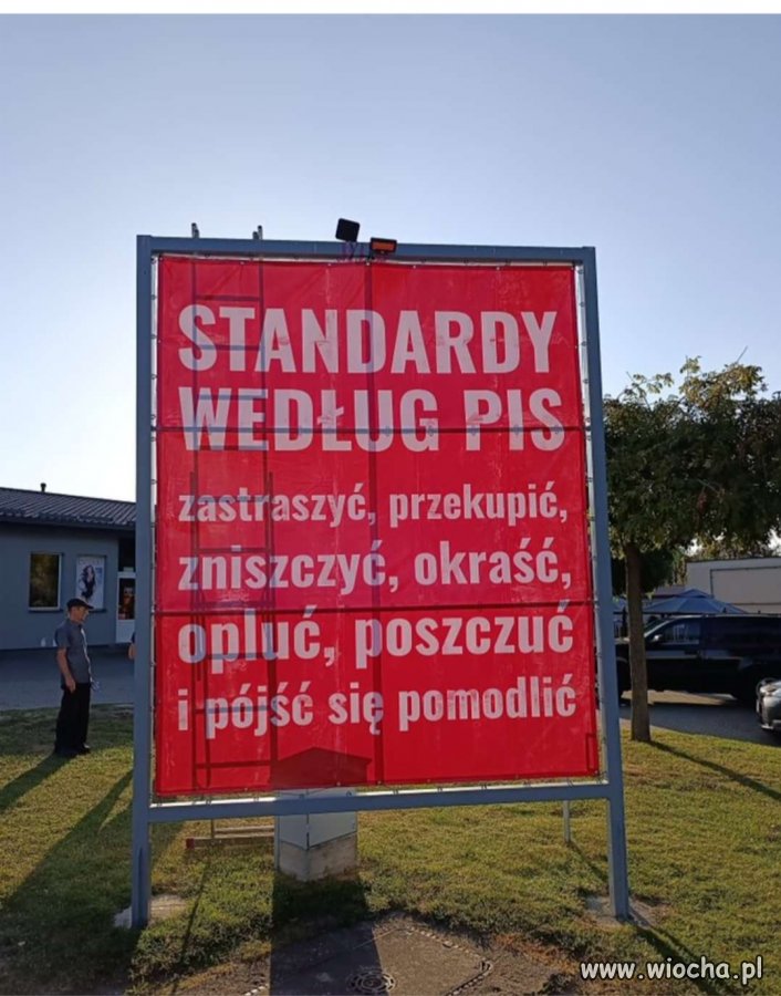 Prawdziwy billboard  PiS 