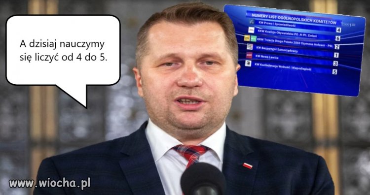 Liczenie od czterech do pięciu wg PiS