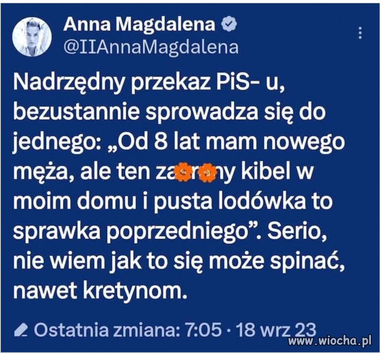 Piękne podsumowanie pisowskiej ciemnoty 