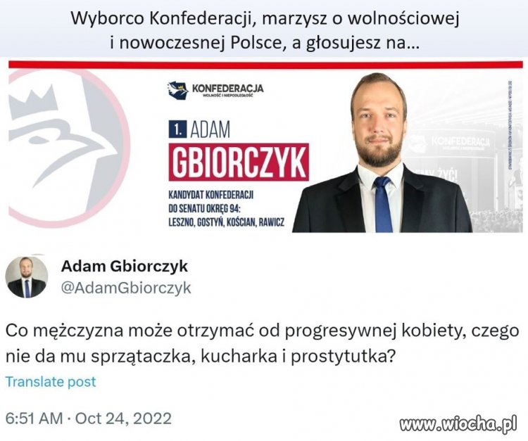 Wyborco Konfederacji, marzysz o wolnościowej...