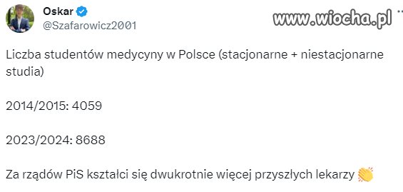 Obyś się musiał leczyć u rydzykowego lekarza