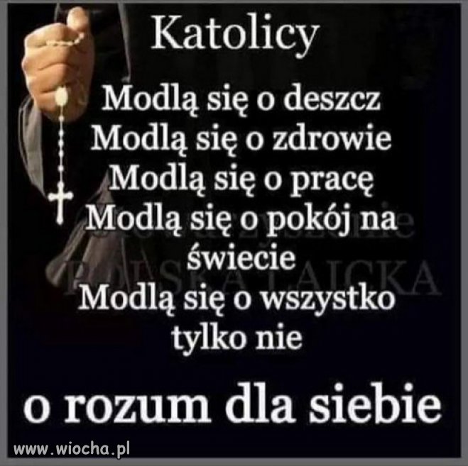 Kiedy brakuje rozsadku, pozostaje modlitwa...