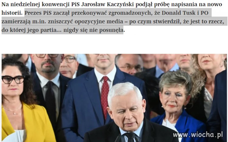 Kaczor już całkiem oderwany od rzeczywistości