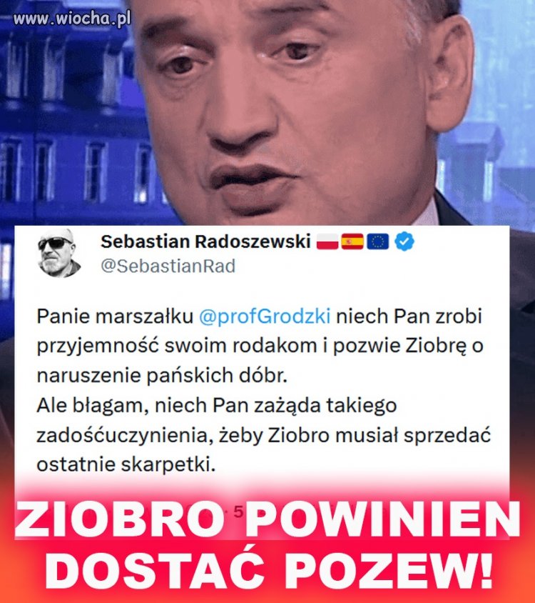 Zero powinien dostać wiele pozwów, za oszczerstwa które głosi.