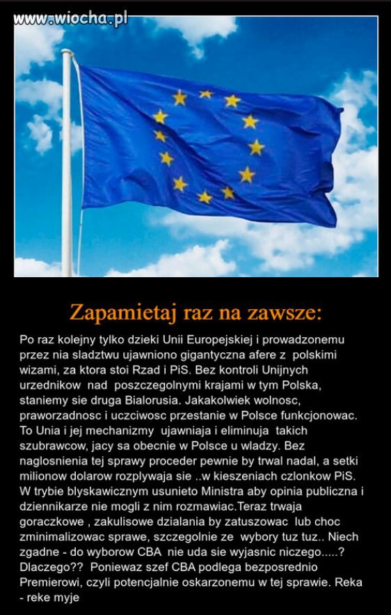 Dlatego mafia PiSu tak nienawidzi Unii Europejskiej!