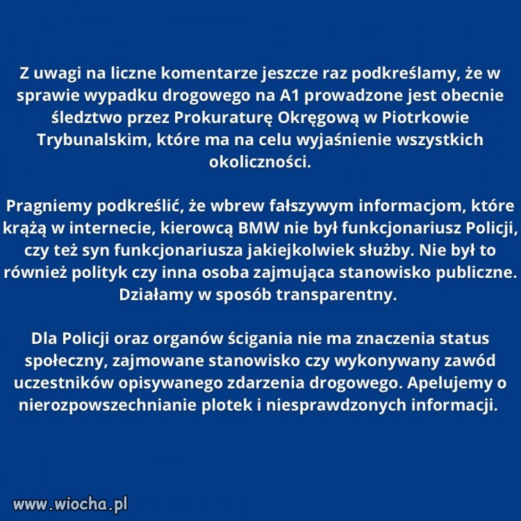 Szczególnie ten ostatni akapit wiarygodny. ...nie ma znaczenia...