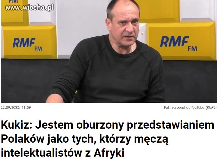 A więc teraz to już nie imigranci