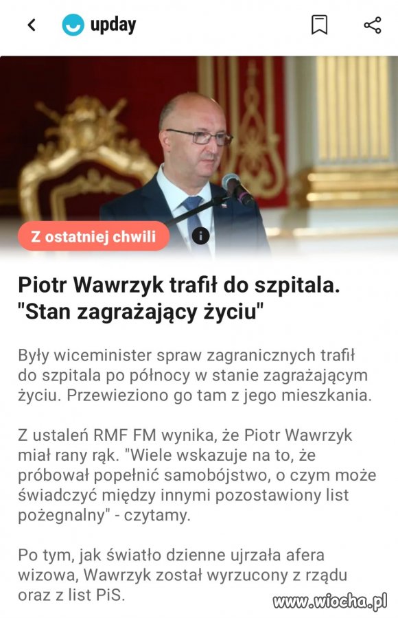 Czyżby Sasin był odpowiedzialny za organizację tego samobójstwa