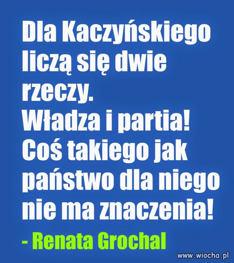 Wszystko żeby utrzymać władzę wiedzą jakiejś