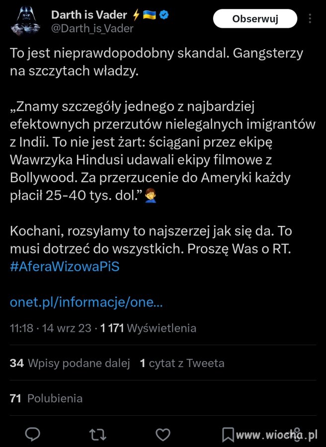 Byłoby to nawet śmieszne jako scenariusz komedii
