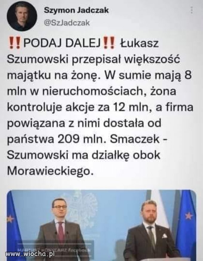 Przecież to jedna organizacja. Swojak i swojak.