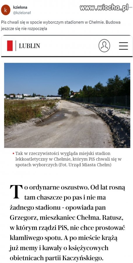 Księżycowe obietnice organizacji Kaczyńskiego