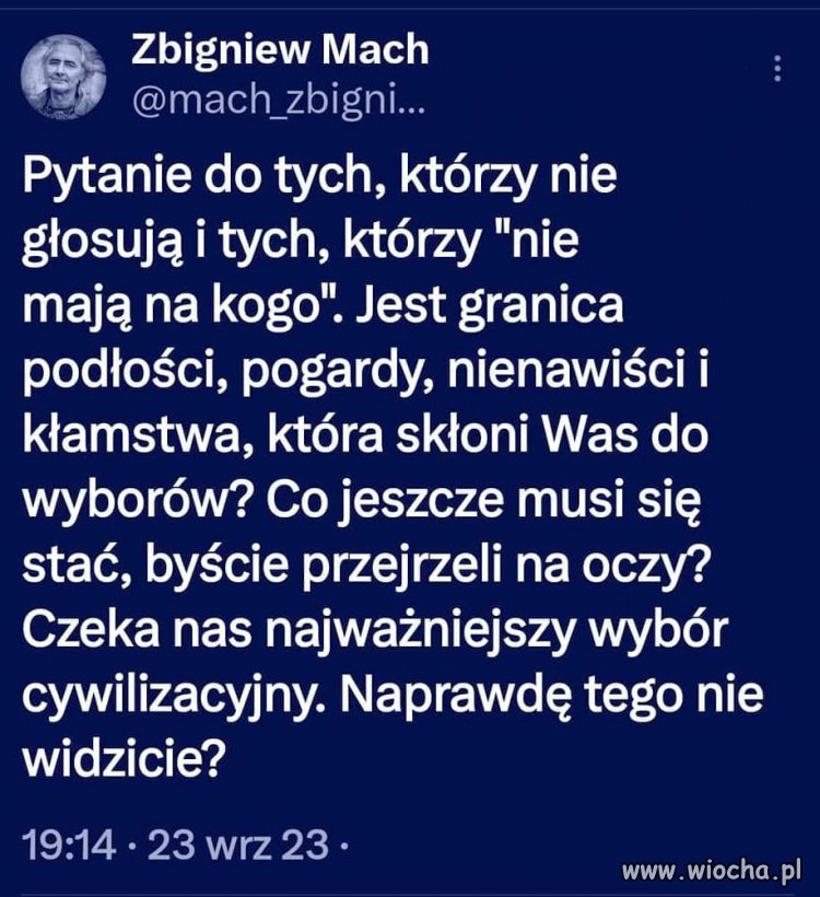 Żeby niektórzy ludzie przejrzeli na oczy, to najpierw muszą się 