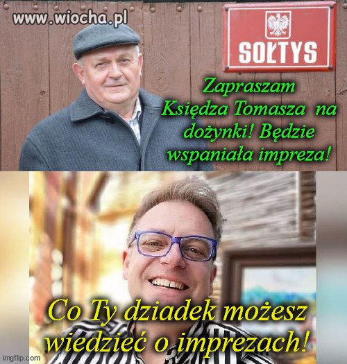 Ksiądz Tomek na urlopie.