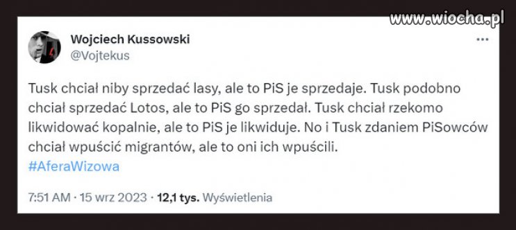 Tak wyglada klamliwa retoryka, propagandy PiSu...