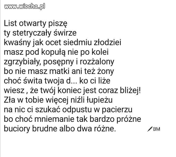 Oda do... śmierdzącego oszcz@ńca