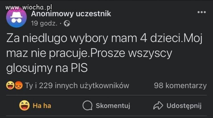 To powinno być hasło wyborcze PiS