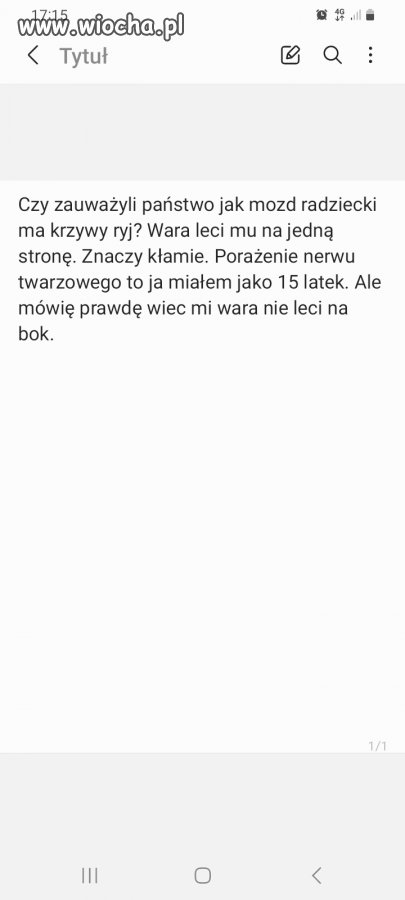 Mateuszek co z tobą?!