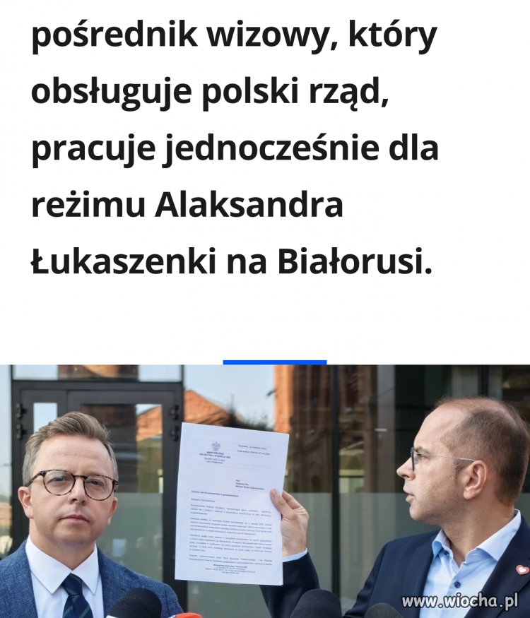 Czy mafia wizowa może być nazywana polskim rządem?
