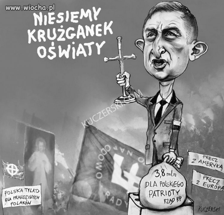 Bąkiewicz na listach PiSu...swój swojego zawsze znajdzie...