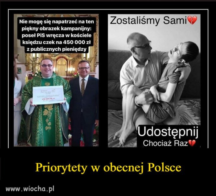 Dla sekty kościoła znajdą się pieniądze, przed wyborami...