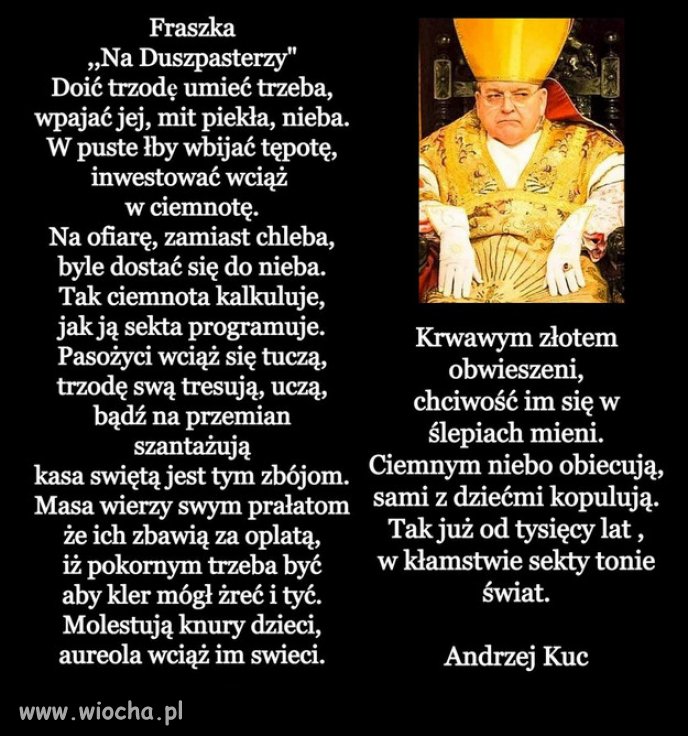 Fraszka na nadchodząca niedzielę...