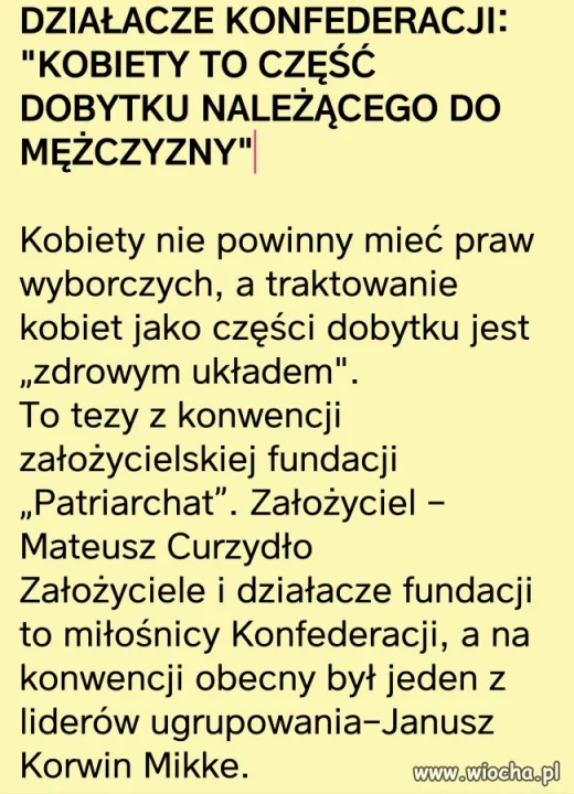 Tego chcecie Panie i Panowie?