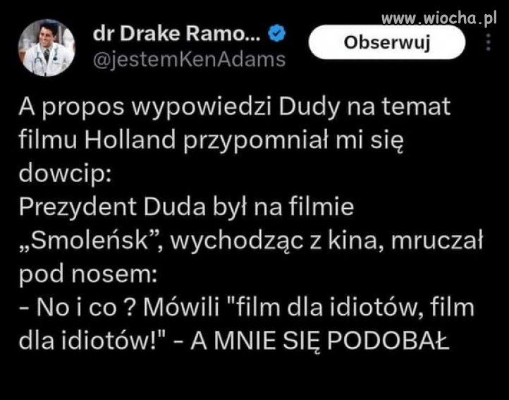 Krużganek kultury PiSu, to film Zenek...i Smolensk