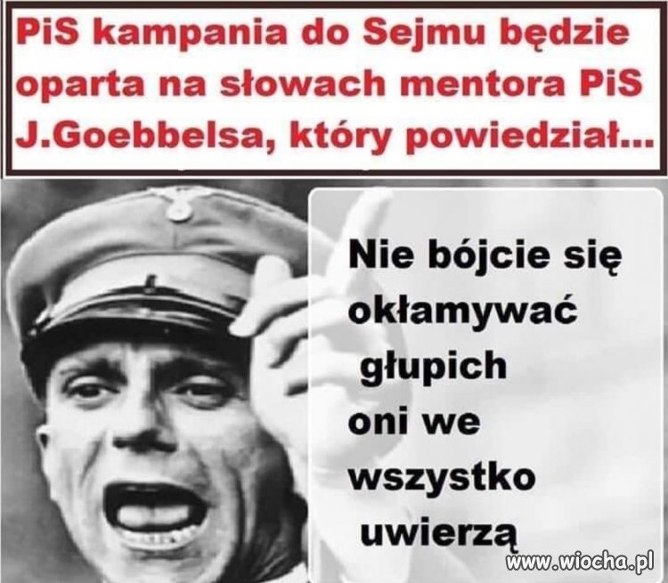 Parafrazowane przez mistrza kłamstwa, Kurskiego : "ciemny lud wszystko kupi " 