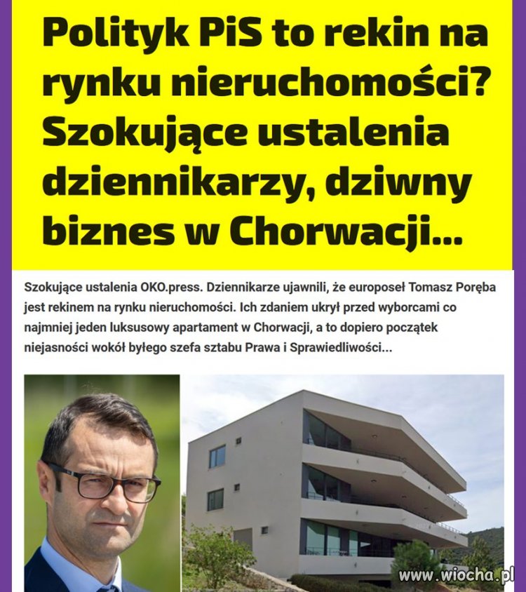 W oświadczeniach majątkowych dla Sejmu podaje, 