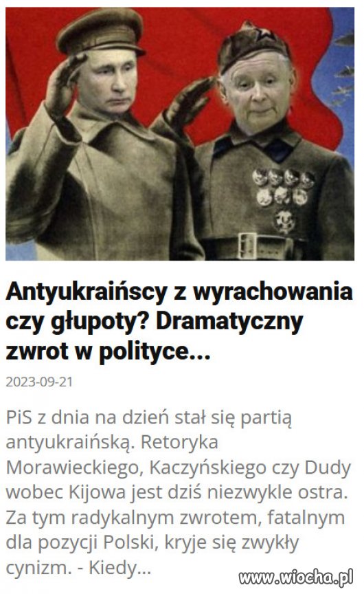 PiS w panice i desperacji, szuka poparcia neofaszystow!
