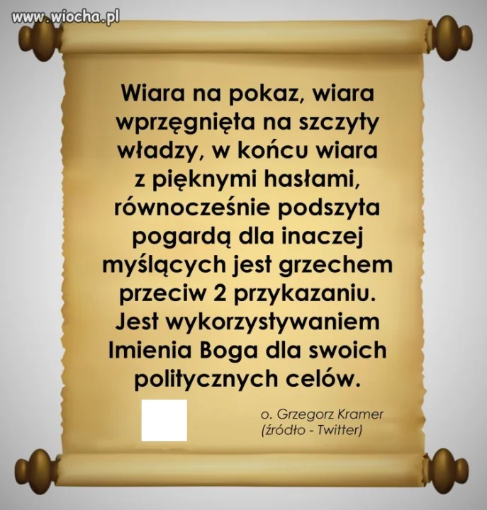 Religia to opium dla ludzkości,