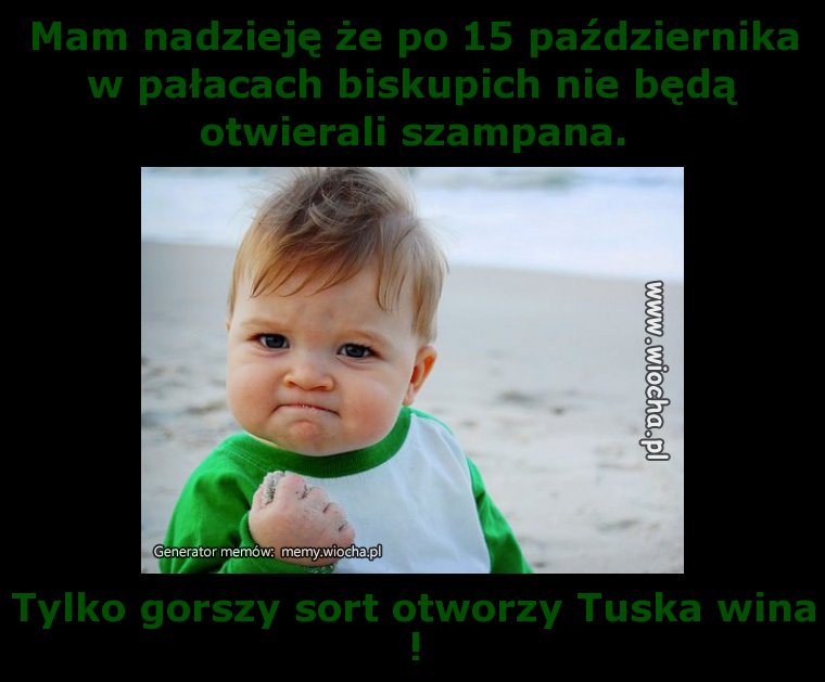 Mam nadzieję że po 15 października w pałacach