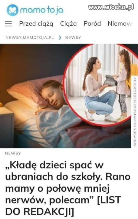 Porady dla matek