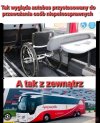 Autobus dla niepełnosprawnych.