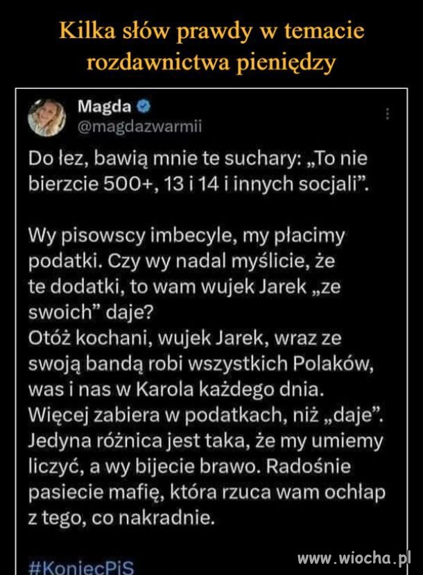 Info dla pisowskich idiotów 