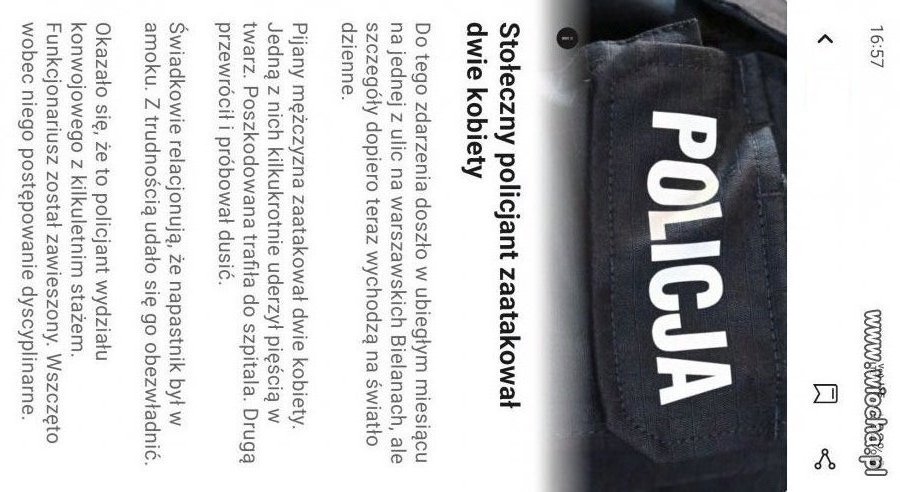 Pisowski policjant