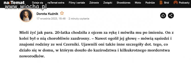 Zdaje się, że wszyscy wiedzieli.   