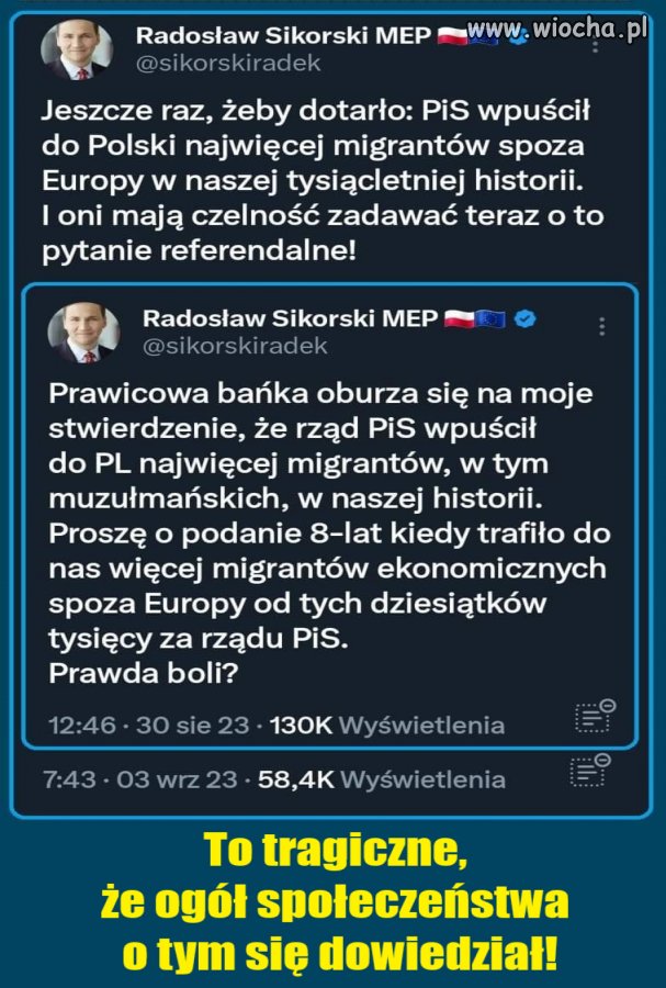 To tragiczne, że ogół społeczeństwa o tym się dowiedział