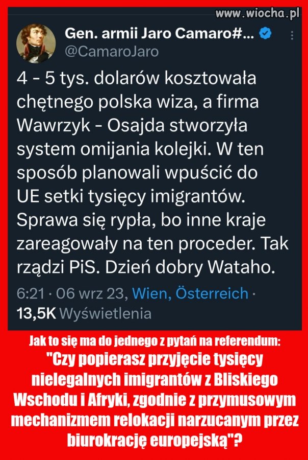 Jak to się ma do jednego z pytań na referendum?