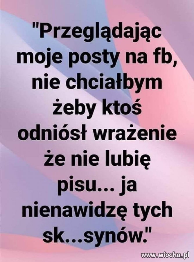 Znalezione w otchłani internetu.