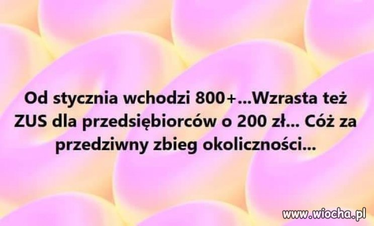 Żeby jednym dać, innym trzeba zabrać... 
